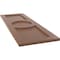 Ekena Millwork True Fit PVC Center Circle Arts & Crafts Fixed Mount Shutters, Burnt Toffee, 15W x 42H, PR TFP001AC15X042BT - alternate 9